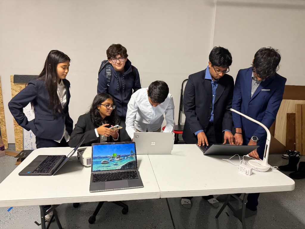 Cyber Strix online STEM exchange with students in Gadag, India